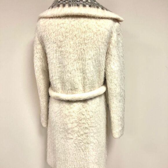 Icewool vintage long thick warm zip up wool jacket M - Picture 8 of 15